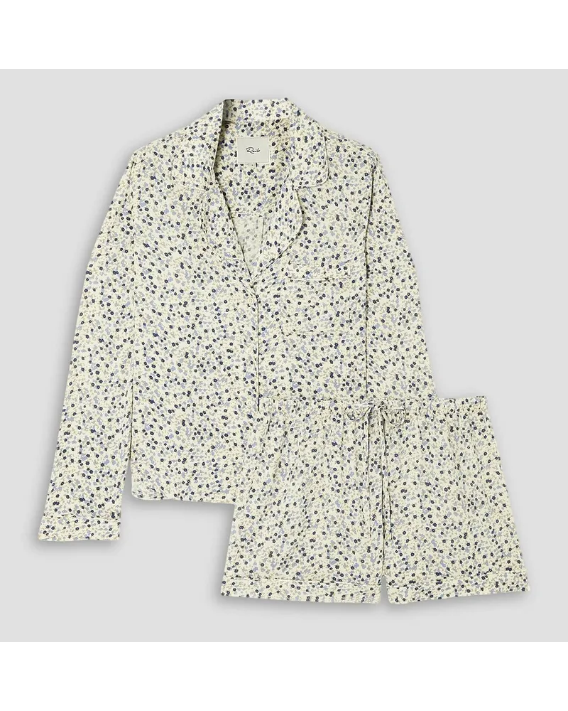 RAILS Kellen floral-print twill pajama set - White White