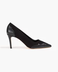 Claudie Pierlot Leather and suede pumps - Black Black