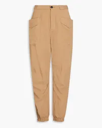 Rag & Bone Pleated twill tapered pants - Neutral Neutral