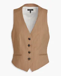 Rag & Bone Priya pinstriped jacquard vest - Brown Brown