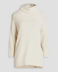 Autumn Cashmere Ribbed cashmere sweater - White White