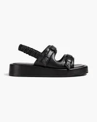 Elleme Leather slingback sandals - Black Black