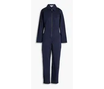Stretch-cotton jumpsuit - Blue