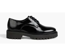 Hadley patent-leather brogues - Black