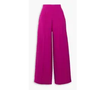 Taller Marmo Eclipse duchesse-satin wide-leg pants - Purple Purple