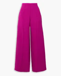 Taller Marmo Eclipse duchesse-satin wide-leg pants - Purple Purple