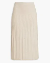 Joseph Ribbed merino wool skirt - Neutral Neutral