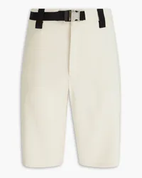 Jacquemus Meio belted twill shorts - White White