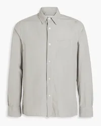 Officine Generale Cotton-poplin shirt - Gray Gray