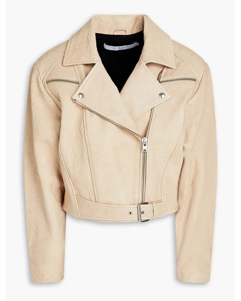 IRO Marom leather biker jacket - Neutral Neutral