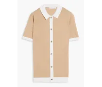 Textured cotton shirt - Neutral
