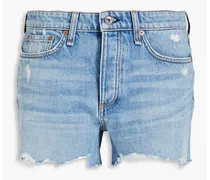 Dre distressed denim shorts - Blue