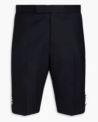 Thom Browne Wool-twill shorts - Blue Blue