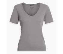 Cotton-jersey T-shirt - Gray