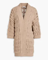 Brunello Cucinelli Cotton-blend cardigan - Neutral Neutral