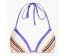 Triangle bikini top - Purple
