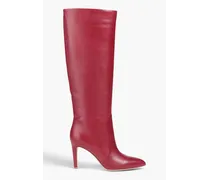 Dana leather knee boots - Red