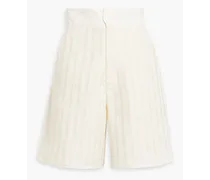 Dylan linen shorts - White