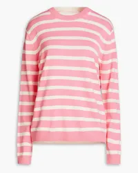 Chinti & Parker Striped wool and cashmere-blend sweater - Pink Pink