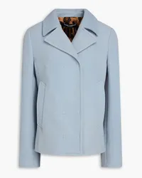 Dolce & Gabbana Double-breasted wool-blend coat - Blue Blue