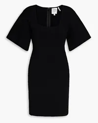 Hervé Léger Ribbed-knit mini dress - Black Black