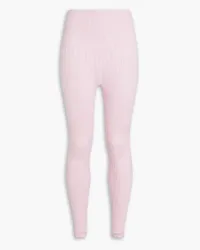 CORDOVA Buttermilk ribbed-knit leggings - Pink Pink