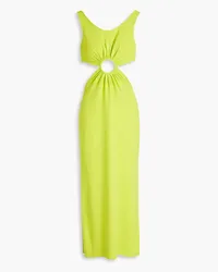 Solid and Striped The Bailey cutout knitted midi dress - Green Green