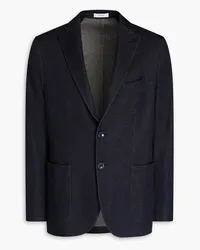 Boglioli Jacquard-knit cotton blazer - Blue Blue