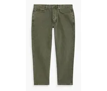 Beck tapered cropped denim jeans - Green
