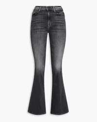 Mother The Cruiser faded high-rise flared jeans - Black Black