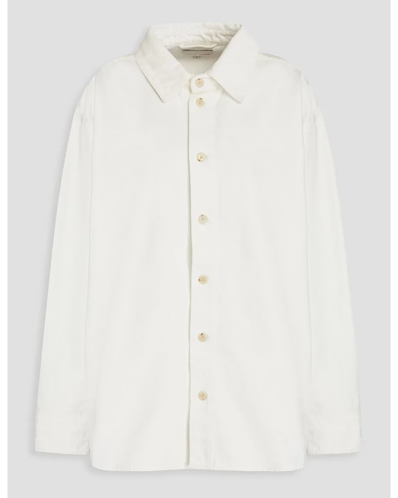 Loulou Studio Altan denim shirt - White White