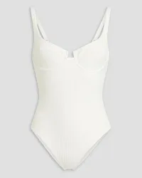 Melissa Odabash Sanremo ribbed swimsuit - White White