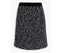 Bouclé-tweed mini skirt - Black