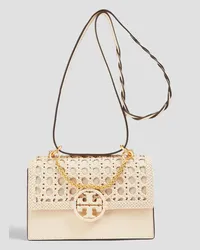 Tory Burch Hestia quilted leather tote - White White