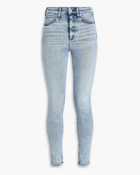 Rag & Bone Nina faded high-rise skinny jeans - Blue Blue