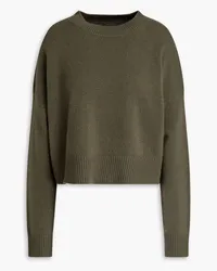 N.Peal Cropped cashmere sweater - Green Green