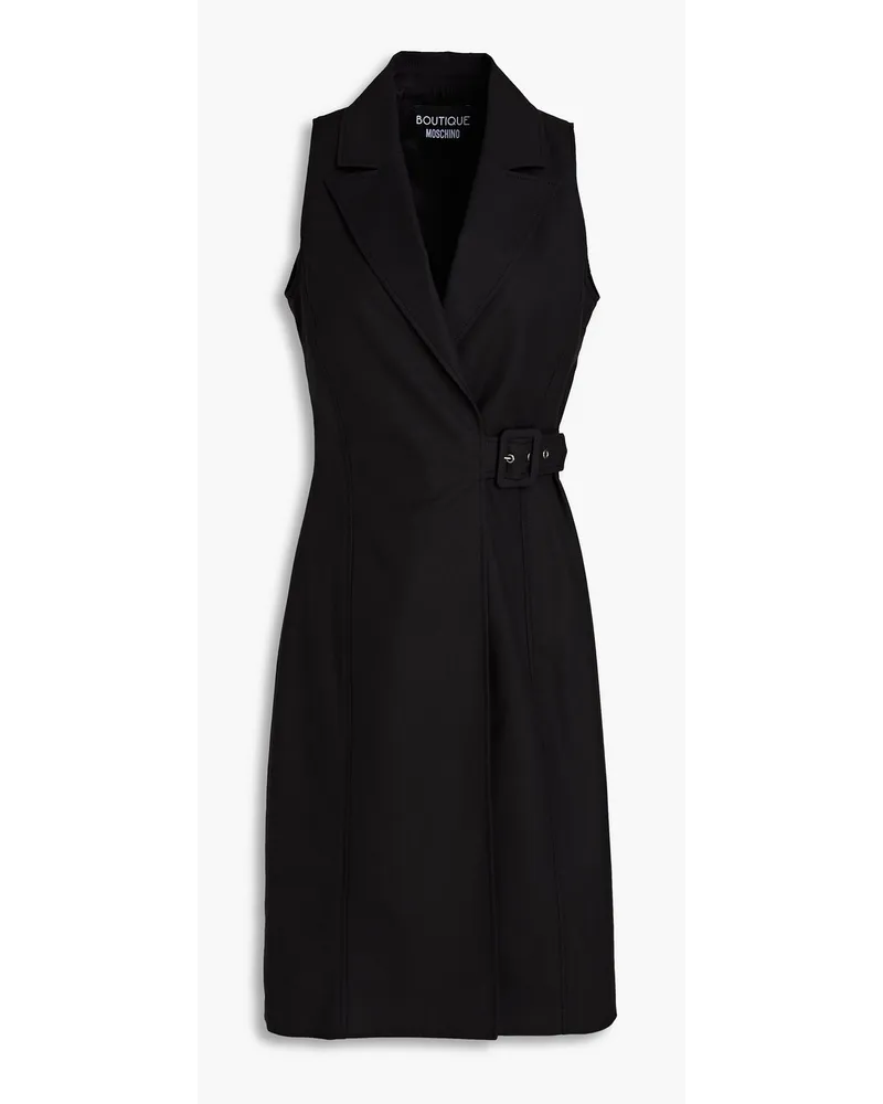 Moschino Cotton-blend mini dress - Black Black