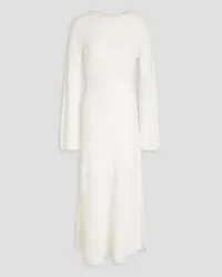 Loulou Studio Daroca appliquéd wool and cashmere-blend maxi dress - White White