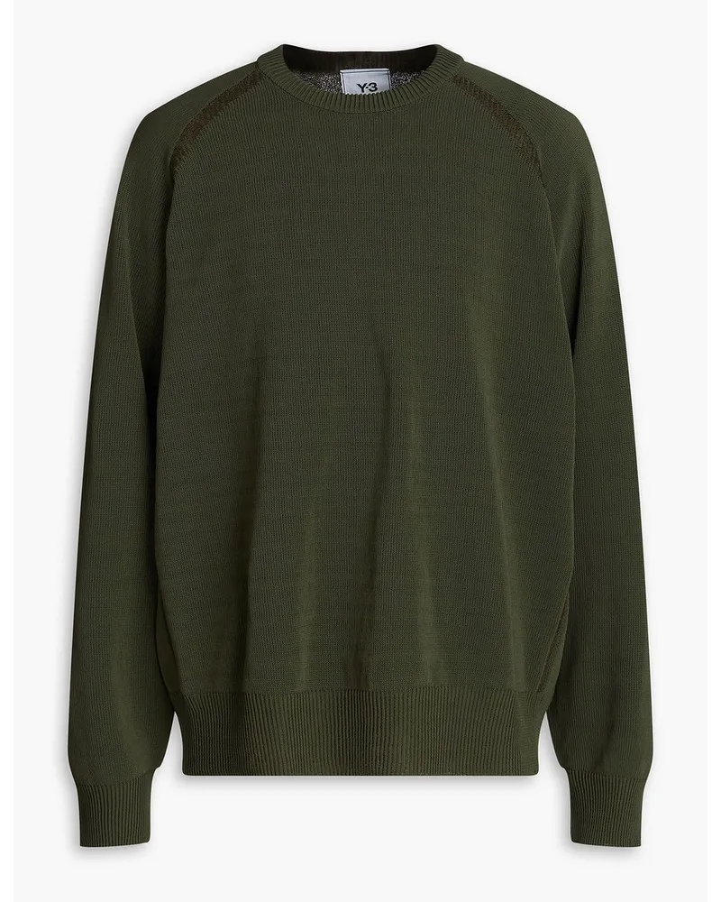 Y-3 Knitted sweater - Green Green
