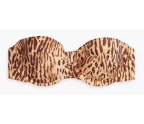 Leopard-print bikini top - Animal print