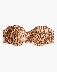 Zimmermann Leopard-print bikini top - Animal print Animal