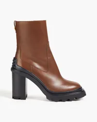 TOD'S Leather ankle boots - Brown Brown