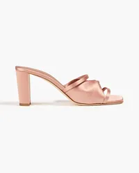 Malone Souliers Demi twisted satin sandals - Pink Pink