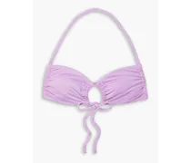 Gia cutout bikini top - Purple