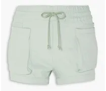 Cotton-twill shorts - Green
