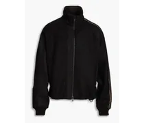 Wool-blend felt jacket - Black