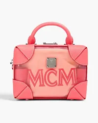 MCM Printed PVC tote - Pink Pink