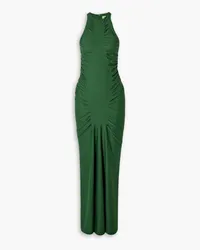 GAUGE81 Deni ruched stretch-jersey maxi dress - Green Green