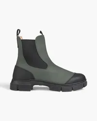 Ganni Rubber Chelsea boots - Green Green