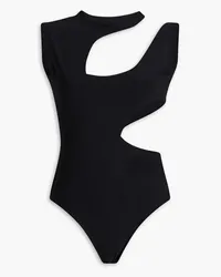 A.W.A.K.E. Cutout stretch-jersey bodysuit - Black Black